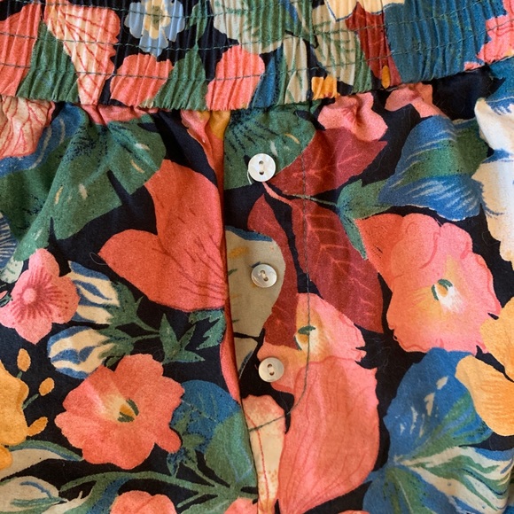 Zara Colorful Floral Pull-on Shorts Small - Picture 4 of 6